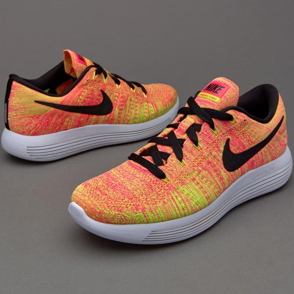 RARE NIKE Flyknit Lunar Epic 2 Womens Running Shoes in OC Olympic Colors 8.5 US